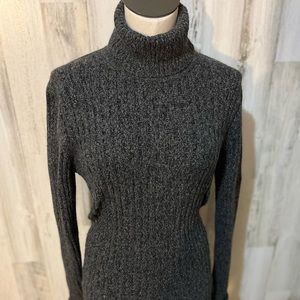 Eddie Bauer charcoal turtleneck size L